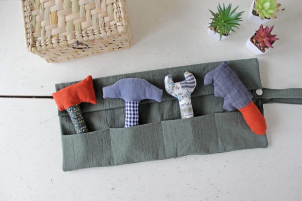 Tools set, soft toy, PDF Sewing directions,Pattern and tutorial, From Beginners up, DIY baby gift, Tutorial, tool roll, child room decor, stuffed hammer, wrench