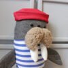 IMG_1464 Sailor Walrus soft toy,PDF Sewing directions,Pattern & Tutorial, DIY kid gift, child room decor, nautical nursery, easy to sew, e manual