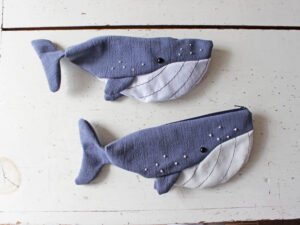 DIY Whale-Shaped Pencil Case Pattern & Tutorial: Easy, Fun, and Customizable Craft Project, PDF digital manual, DIY kids gift, sewing directions,