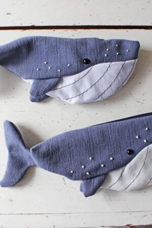 DIY Whale-Shaped Pencil Case Pattern & Tutorial: Easy, Fun, and Customizable Craft Project, PDF digital manual, DIY kids gift, sewing directions,