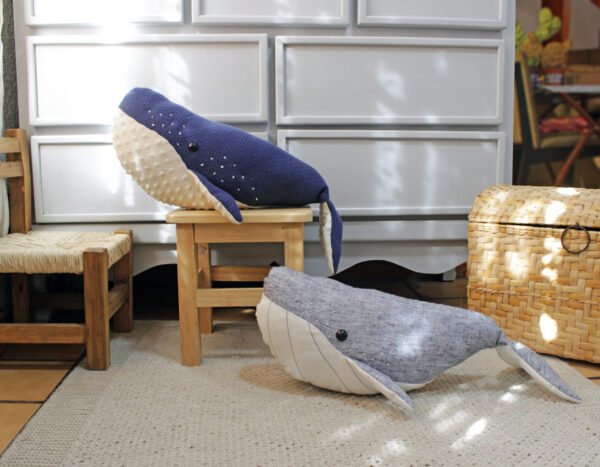 IMG_3615 Whale soft toy, PDF digital manual, DIY kids gift,humpback sewing directions, From Beginners up, baby gift,child room decor,nautical nursery