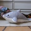 IMG_8888 Dolphin soft toy, PDF Sewing directions.Pattern and Tutorial From Beginners up, DIY baby gift, child room decor,nautical nursery, stuffed plushie