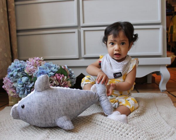 IMG_8899 Dolphin soft toy, PDF Sewing directions.Pattern and Tutorial From Beginners up, DIY baby gift, child room decor,nautical nursery, stuffed plushie