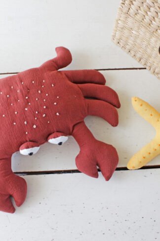 Crab and starfish soft toy, PDF Sewing directions,set of 2.Pattern and Tutorial From Beginners up, DIY baby gift, child room decor, nautical nursery