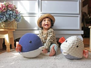 Puffer fish soft toy, PDF Sewing directions. Pattern and Tutorial, From Beginners up, DIY baby gift,child room decor, nautical nursery, stuffed plushie blowfish, digital download