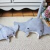 anuncio 5 Stingray soft toy, PDF Sewing directions, 2 sizes. From Beginners up, DIY baby gift, child room decor, nautical nursery, stuffed