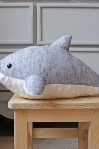 Dolphin soft toy, PDF Sewing directions.Pattern and Tutorial From Beginners up, DIY baby gift, child room decor,nautical nursery, stuffed plushie