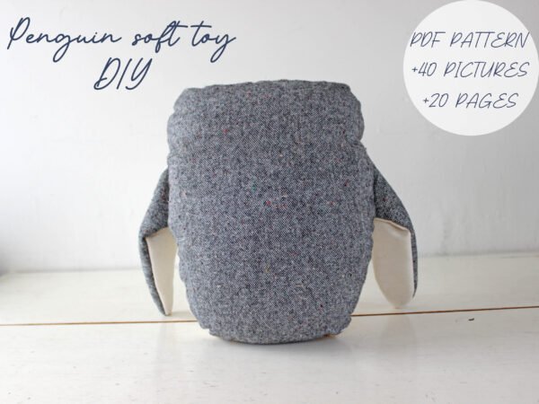 anuncio 7 Penguin soft toy, PDF Sewing directions,From Beginners up, DIY baby gift, child room decor,nautical nursery, stuffed plushie, boy, girl deco