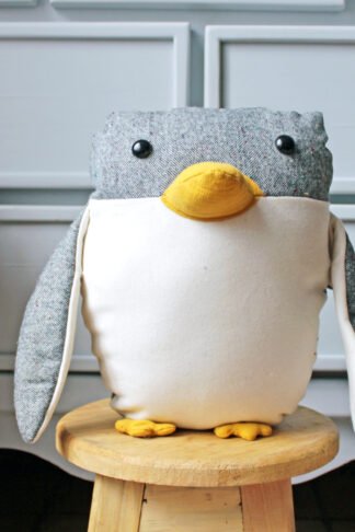 Penguin soft toy, PDF Sewing directions,From Beginners up, DIY baby gift, child room decor,nautical nursery, stuffed plushie, boy, girl deco