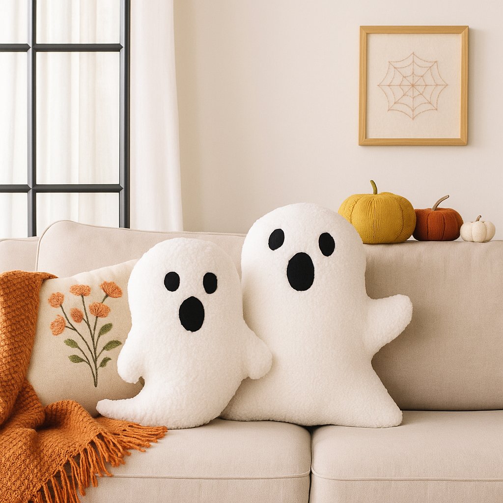 Ghost pillow PDF pattern and tutorial