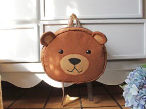 Bear backpack for kids, PDF digital manual, TUTORIAL AND PATTERN, step by step instructions, DIY kids gift, sewing directions, back to school, instant download