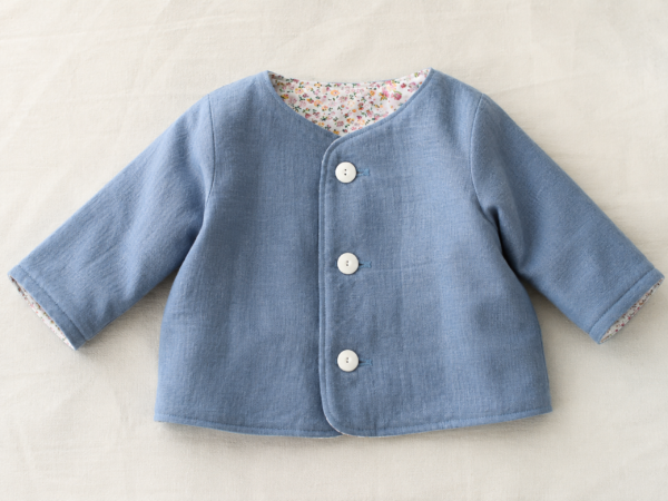Reversible Baby Jacket Sewing Pattern | Newborn to 5 Years PDF