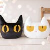 anuncio 8b Black & White Cat Pillow Patterns – 2 Spooky-Cute Halloween Designs, Easy & Quick Sewing PDF Tutorial for Beginners