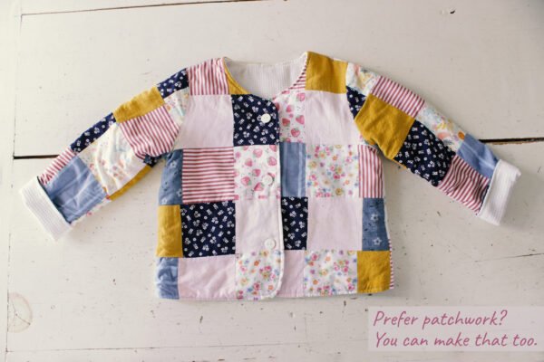 Reversible Baby Jacket Sewing Pattern | Newborn to 5 Years PDF