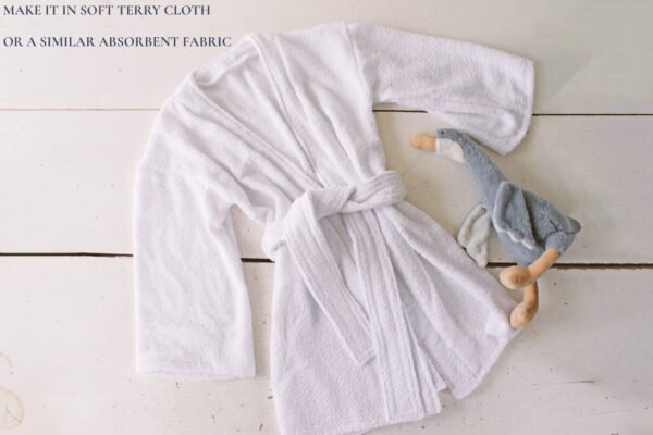 Kids Bathrobe Sewing Pattern | Cozy Robe PDF, 2–12 Years