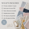 Reversible Baby Jacket Sewing Pattern | Newborn to 5 Years PDF