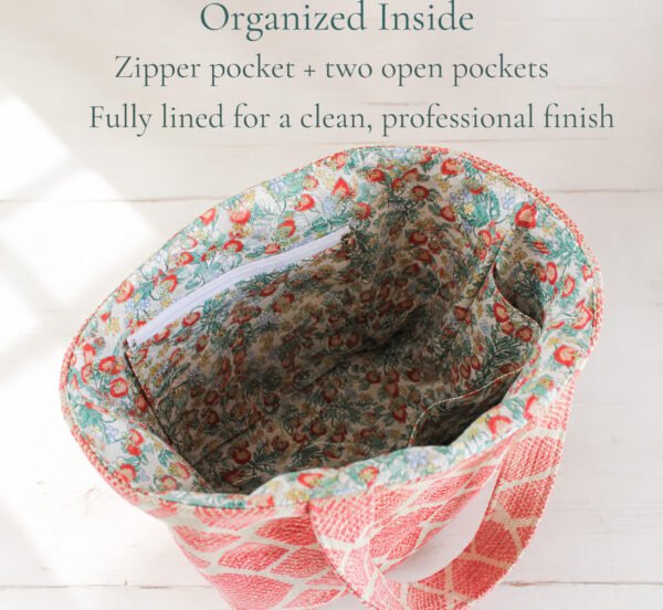 Tote & Japanese Knot Bag Sewing Pattern Bundle, 2 Sizes Each
