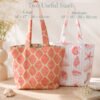 Tote Bag Sewing Pattern PDF, Beginner-Friendly Lined Tote with Pockets, 2 Sizes