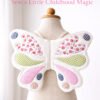 Butterfly Wings Sewing Pattern PDF, Kids Dress-Up Costume, Appliqué Wings, 3 Sizes