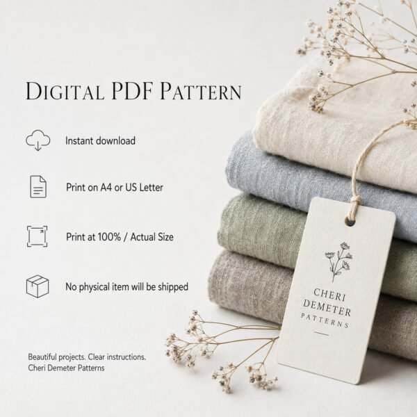 Crib Organizer Sewing Pattern | 2 Sizes Nursery Pocket Caddy PDF