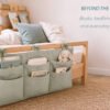 Crib Organizer Sewing Pattern | 2 Sizes Nursery Pocket Caddy PDF
