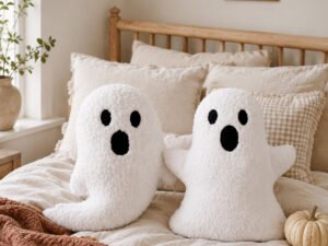 Ghost Pillow Sewing Pattern | Set of 2 Halloween Cushions PDF