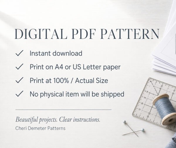 Pixie Hat Sewing Pattern PDF – Newborn to Adult