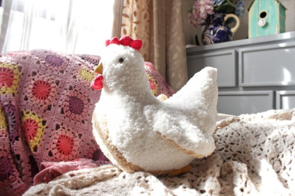 Hen Pillow Sewing Pattern | PDF Pattern & Photo Tutorial