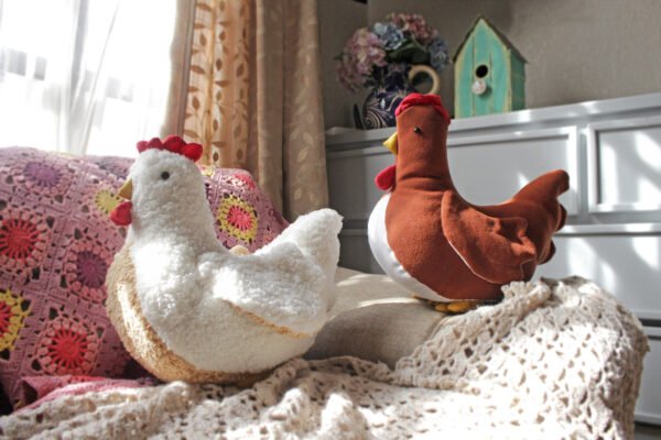 Hen Pillow Sewing Pattern | PDF Pattern & Photo Tutorial