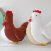 Hen Pillow Sewing Pattern | PDF Pattern & Photo Tutorial