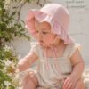 Family Sun Hat Sewing Pattern PDF, Matching Baby Kids & Adult Hats, 9 Sizes, Gathered Brim Beach Hat