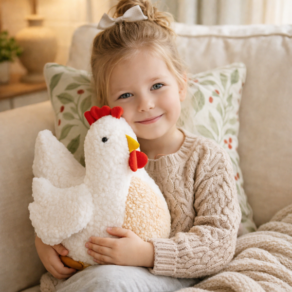 Hen Pillow Sewing Pattern | PDF Pattern & Photo Tutorial