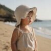 Family Sun Hat Sewing Pattern PDF, Matching Baby Kids & Adult Hats, 9 Sizes, Gathered Brim Beach Hat