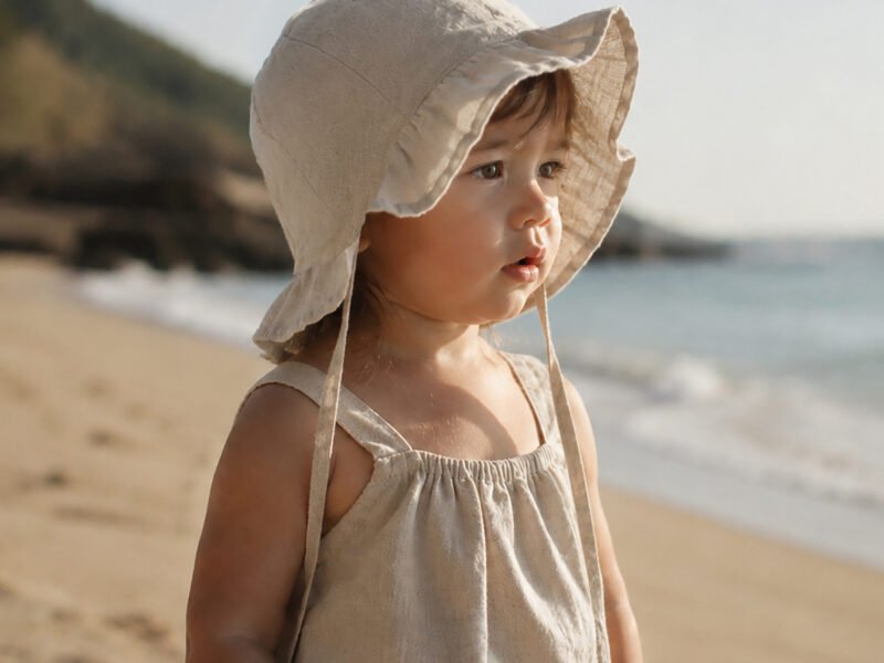 Family Sun Hat Sewing Pattern PDF, Matching Baby Kids & Adult Hats, 9 Sizes, Gathered Brim Beach Hat