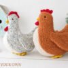 Hen Pillow Sewing Pattern | PDF Pattern & Photo Tutorial