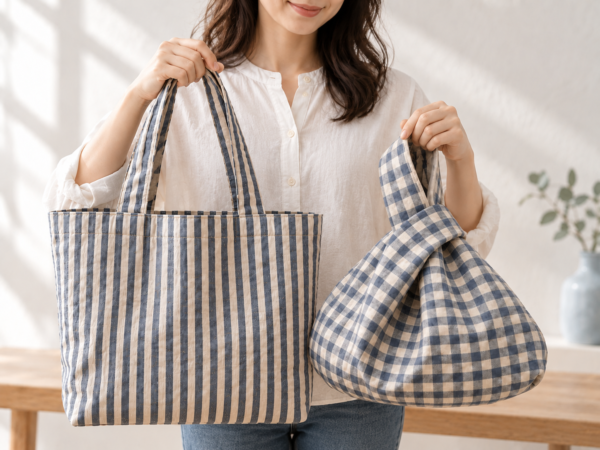 Tote & Japanese Knot Bag Sewing Pattern Bundle, 2 Sizes Each