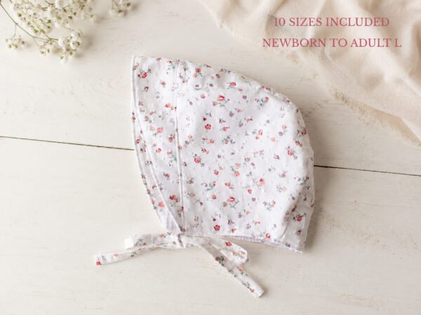 Bonnet Sewing Pattern | Newborn to Adult PDF