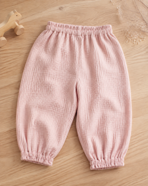 Baby Pants Sewing Pattern PDF, Easy Elastic Waist Pants, 6 Sizes 9 Months to 5 Years, Beginner Toddler Tutorial