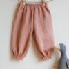 Baby Pants Sewing Pattern PDF, Easy Elastic Waist Pants, 6 Sizes 9 Months to 5 Years, Beginner Toddler Tutorial