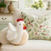Hen Pillow Sewing Pattern | PDF Pattern & Photo Tutorial