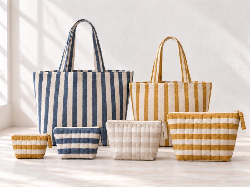 Tote Bag & Toiletry Bag Sewing Pattern Bundle PDF | 6 Sizes