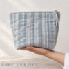 Quilted Toiletry Bag Sewing Pattern PDF | 4 Zipper Pouch Sizes