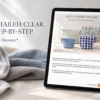 Quilted Toiletry Bag Sewing Pattern PDF | 4 Zipper Pouch Sizes