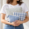 Quilted Toiletry Bag Sewing Pattern PDF | 4 Zipper Pouch Sizes