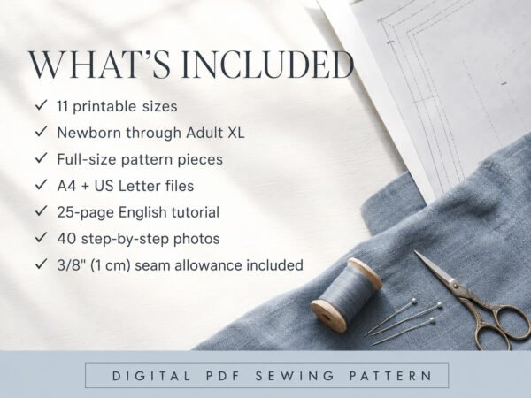 anuncio revisado 4 Pixie Hat Sewing Pattern PDF, 11 Sizes Newborn to Adult XL